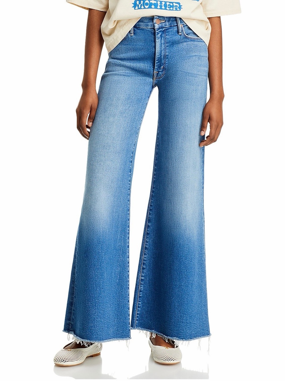 MOTHER Roller Jeans Work Hard Play Hard